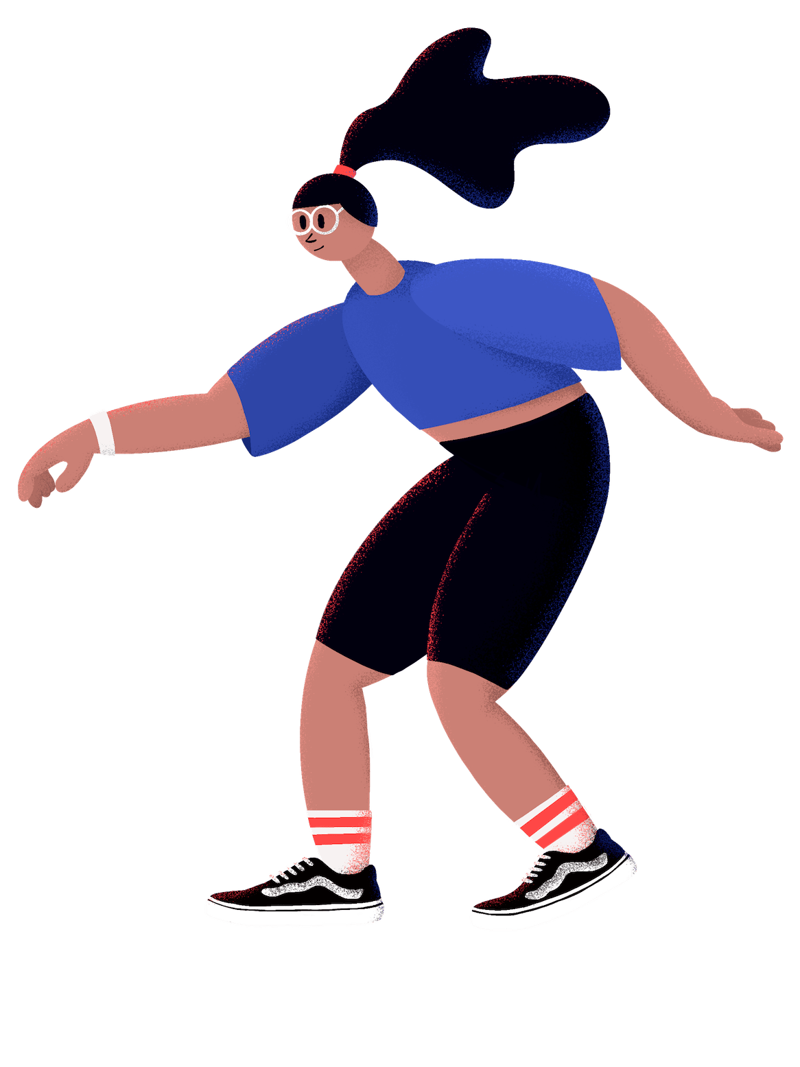 Person playing petanque